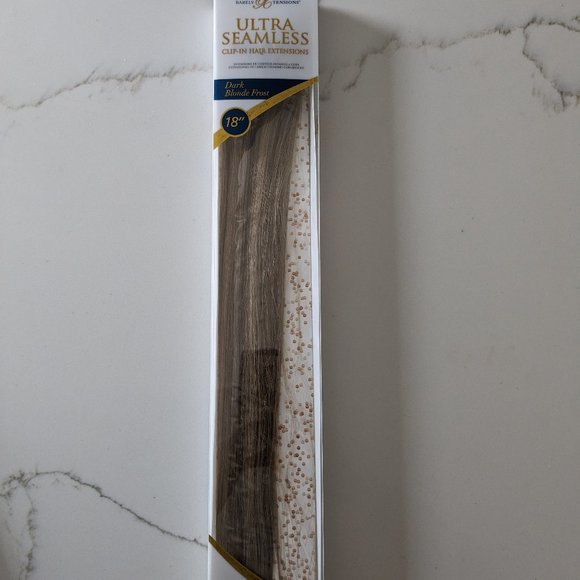 Barely Xtentions Hair Ultraseamless Clipin Hair Dark Blonde Frost